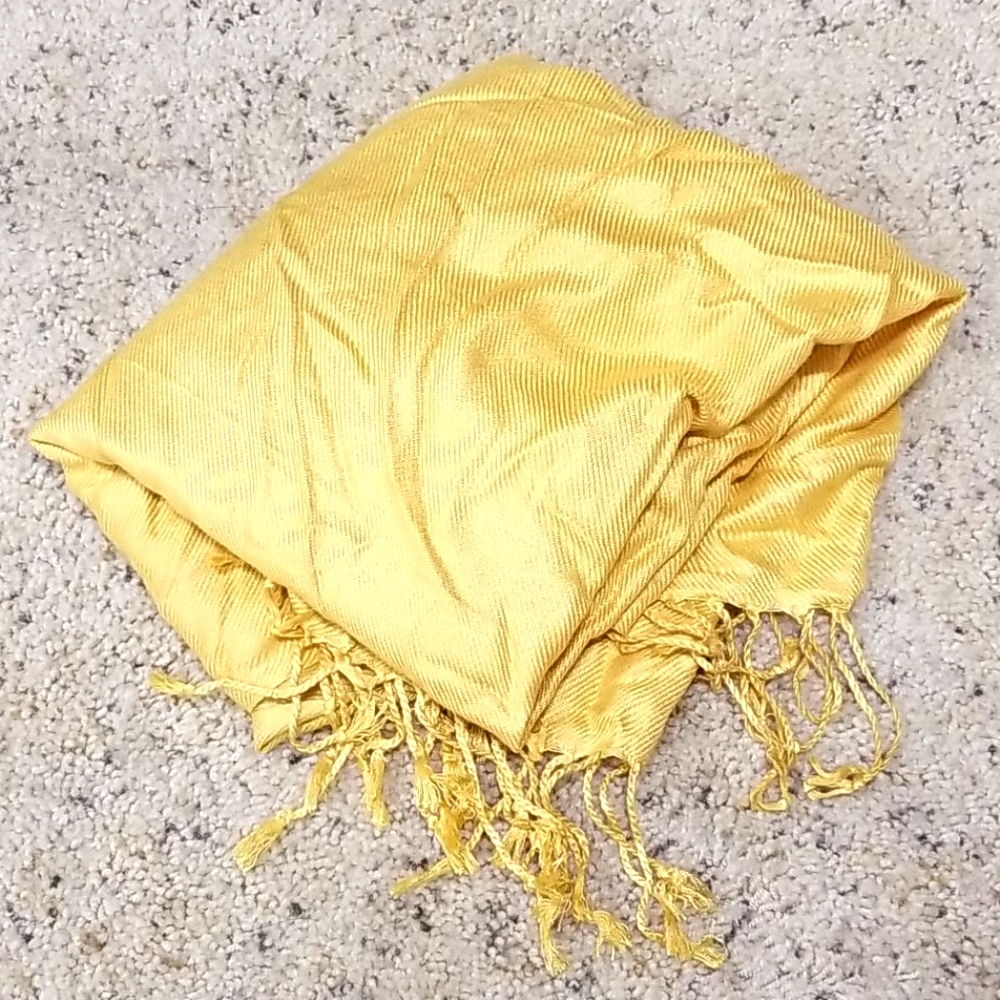 Gold pashmina wrap